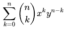 binomial theorem formula