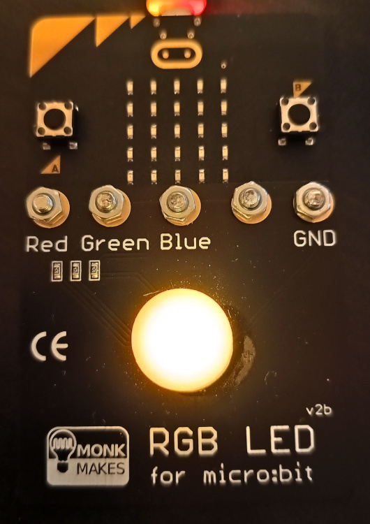 RGB color at 20 °C