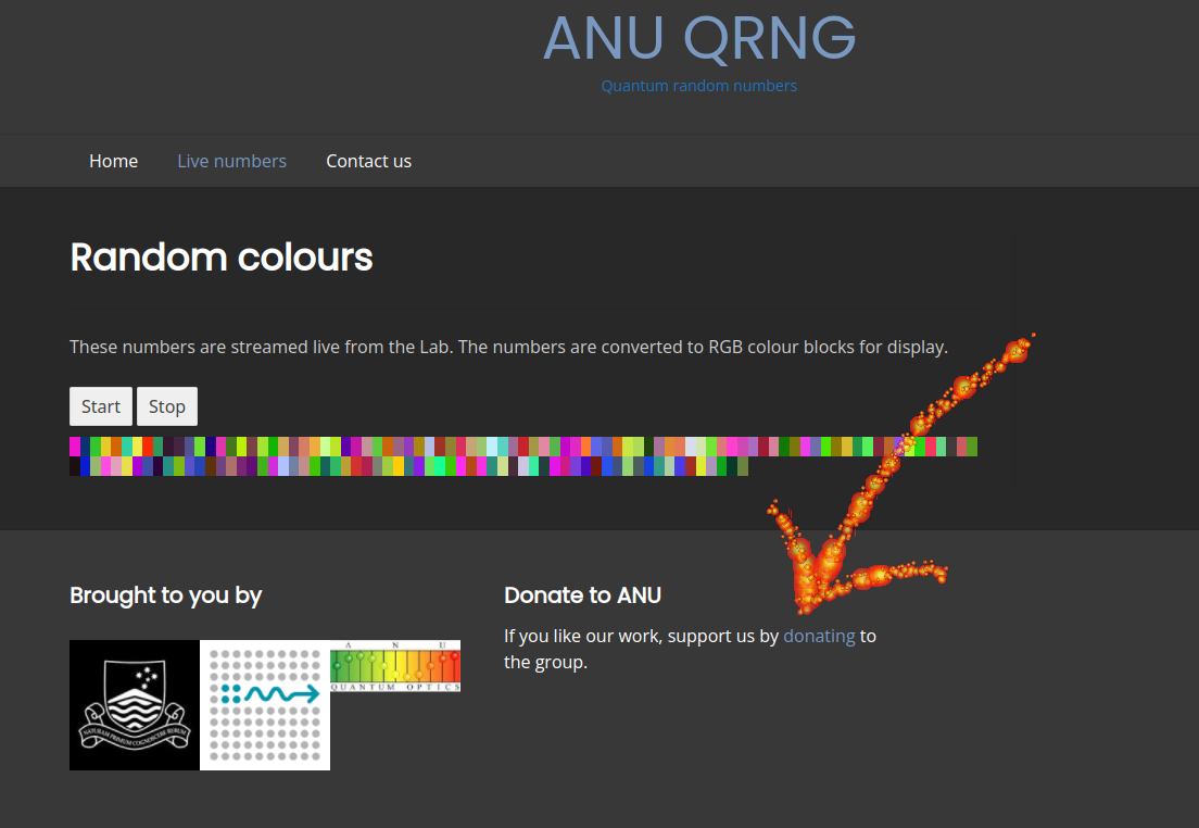 ANU QRNG Donation